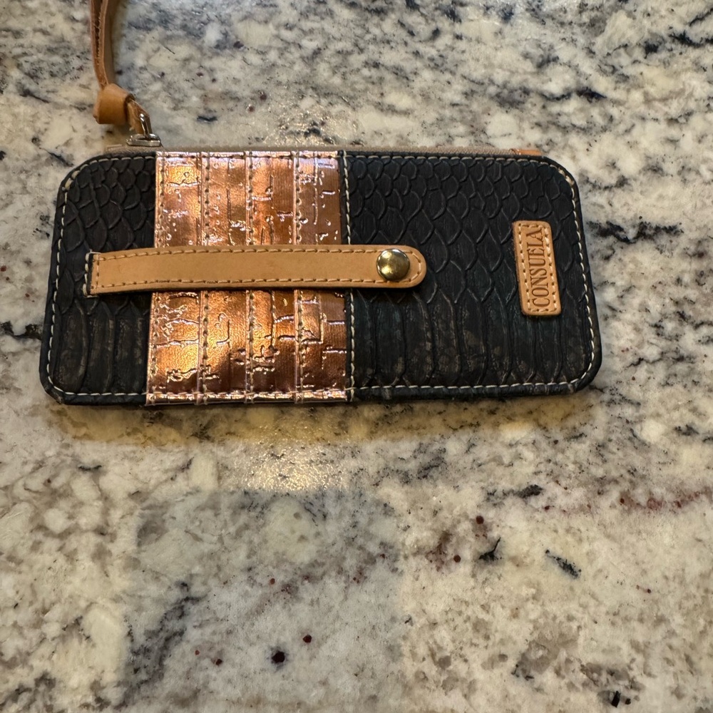 Consuela Multicolor Zipper Slim Wallet